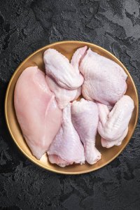 Fire Roasted Chicken 3lb (Skin & Cut)